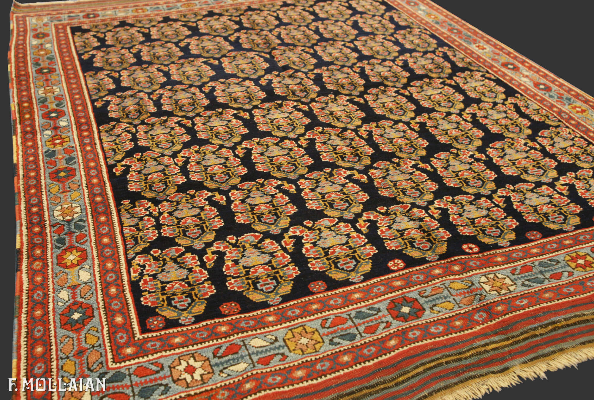 Antique Persian Afshari Rug n°:41635770